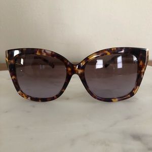 Michael Kors tortoise and rose gold sunglasses